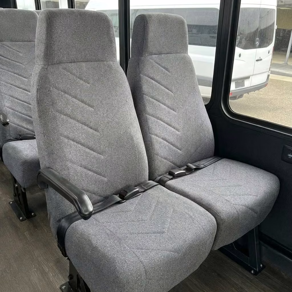 greenwood 18 passenger minibus high back seats