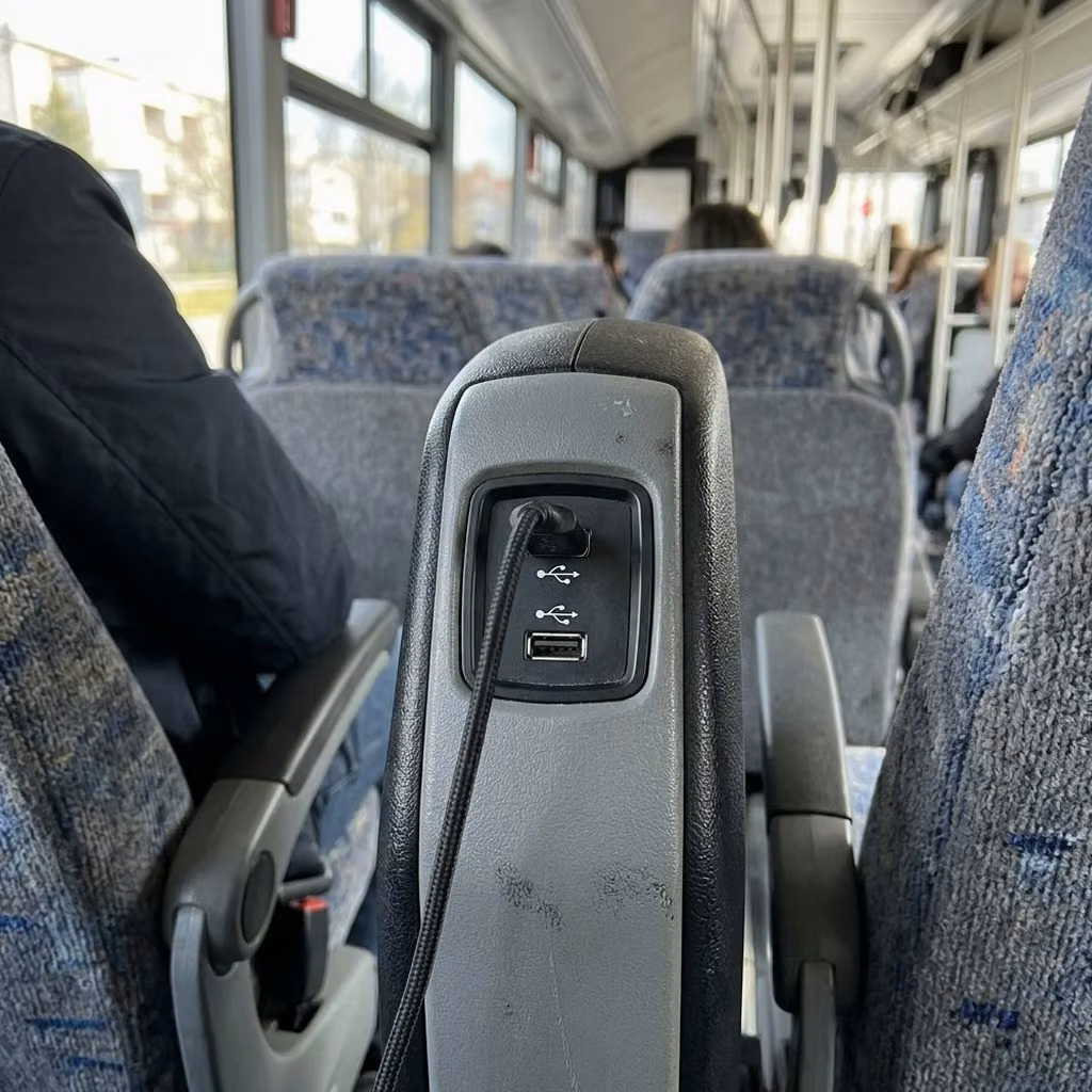 greenwood 30 passenger minibus usb charging