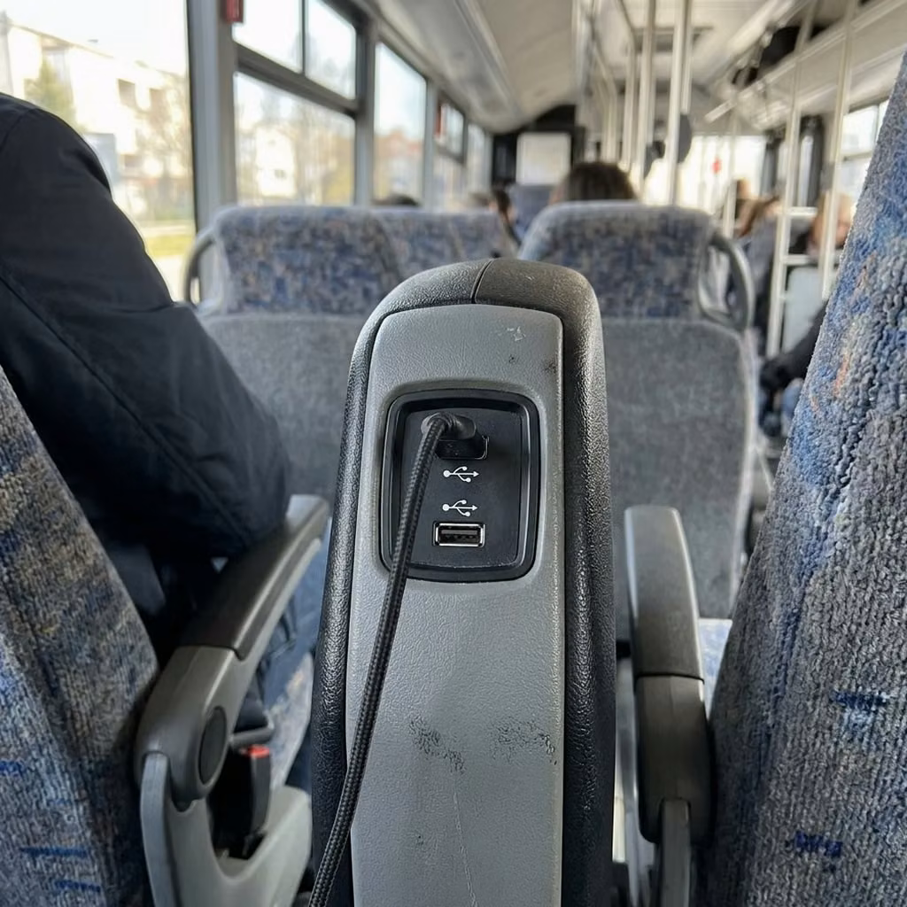 greenwood 35 passenger minibus usb charging