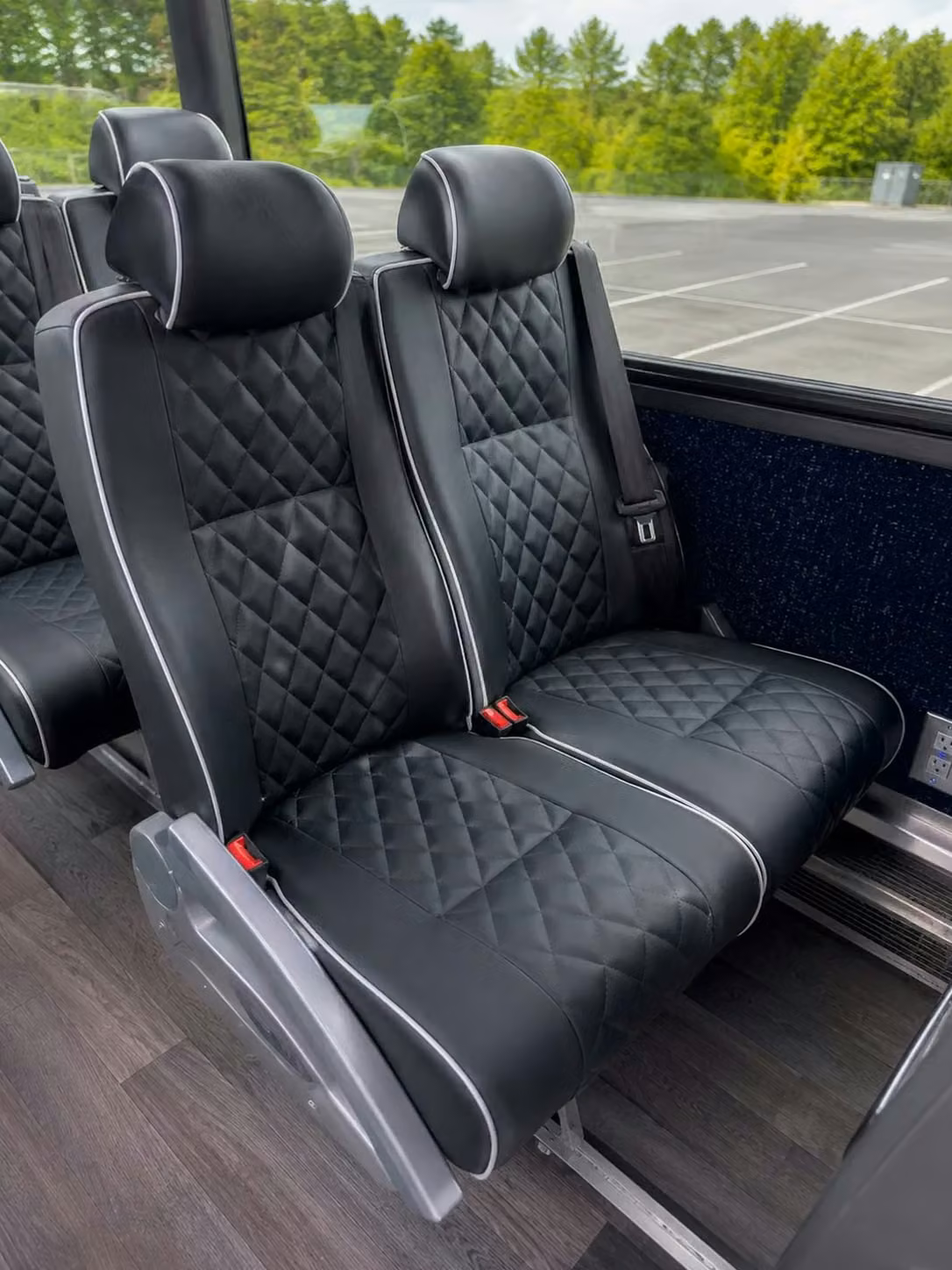 greenwood 56 passenger charter bus reclining seats