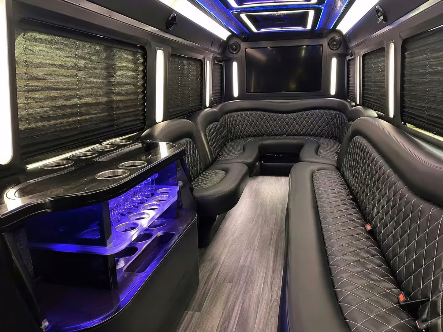 greenwood party bus bar area