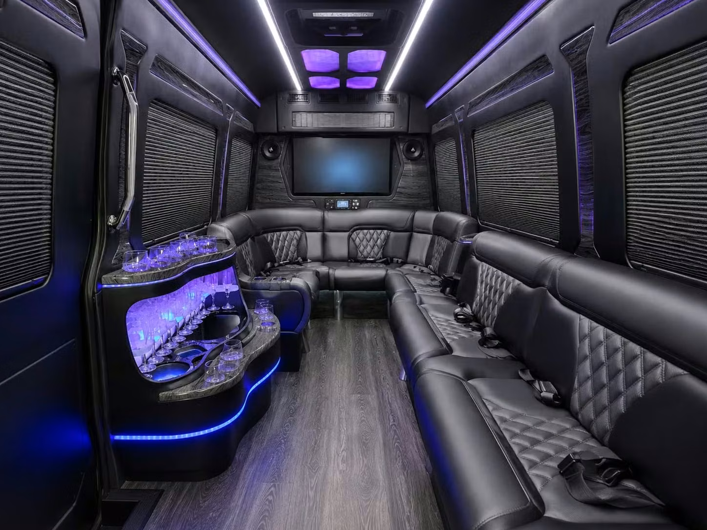 greenwood religious charter buses with wifi pa systems tvs and restrooms