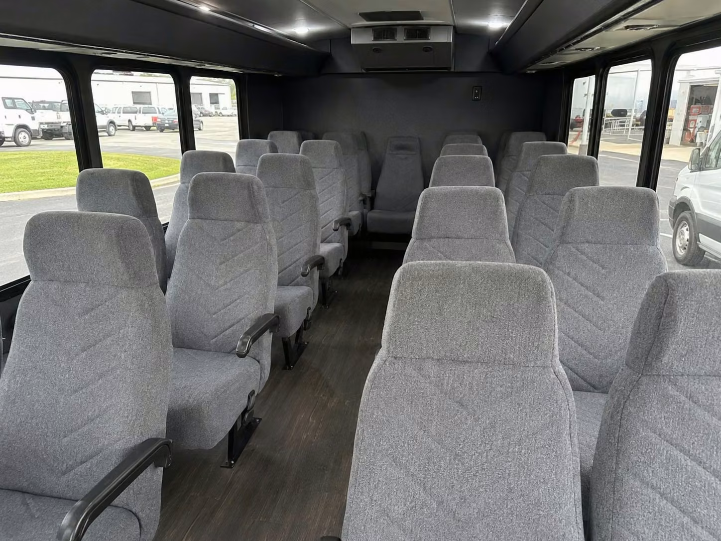 18 passenger minibus interior