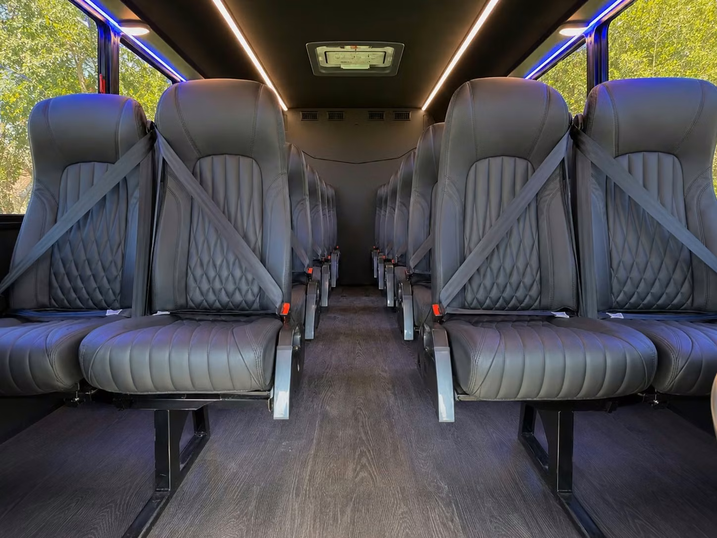 20 passenger minibus interior
