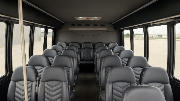 greenwood 15 passenger minibus inside