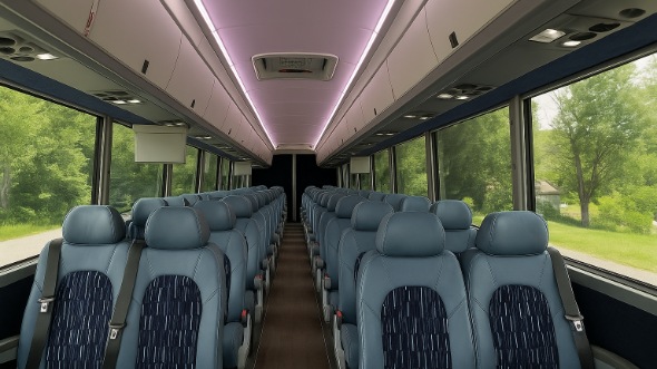 greenwood 18 passenger minibus inside