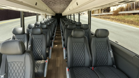 greenwood 20 passenger minibus inside