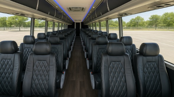 greenwood 50 passenger charter bus rental