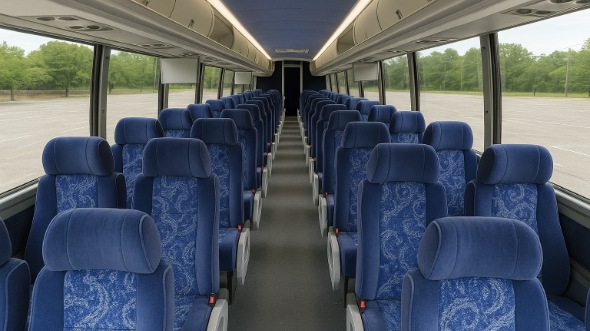 greenwood 56 passenger charter bus rental