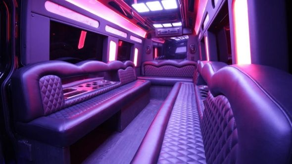 greenwood sprinter limo rental inside